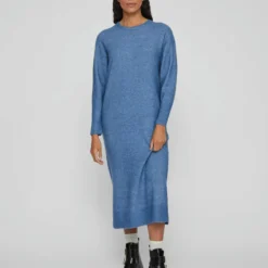 Vila TALL - GEBREIDE JURK