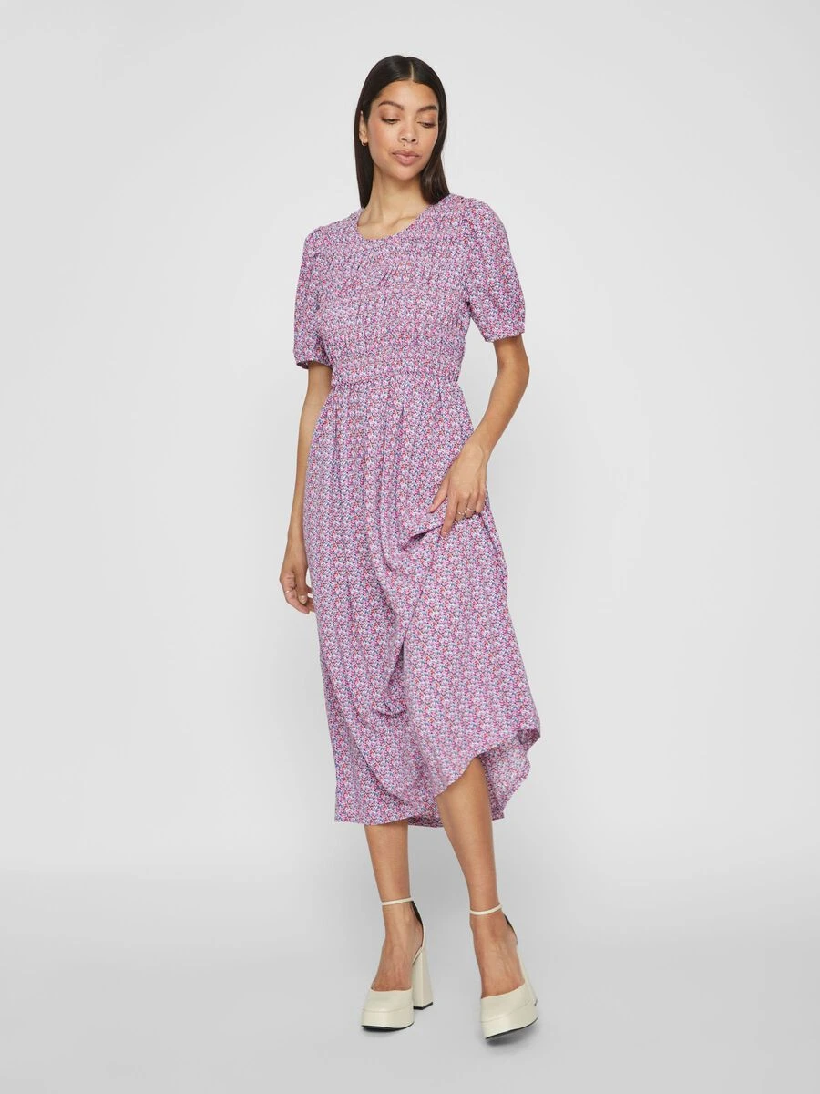 Vila KORTE MOUWEN MAXI JURK