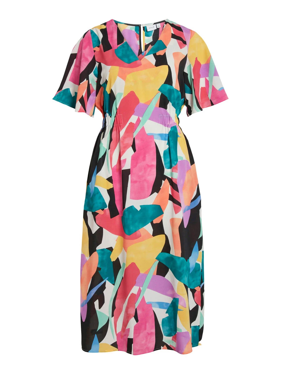 Vila GRAFISCH BEDRUKTE MIDI JURK 6 Vila GRAFISCH BEDRUKTE MIDI JURK - Afbeelding 6