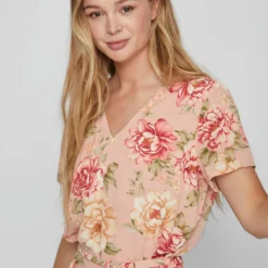 Vila KNOOPRIEM IN DE TAILLE JURK MET KORTE MOUWEN 8 Vila KNOOPRIEM IN DE TAILLE JURK MET KORTE MOUWEN -Goedkope Fraaie Mod Winkel 14087258 MistyRose 1038922 006