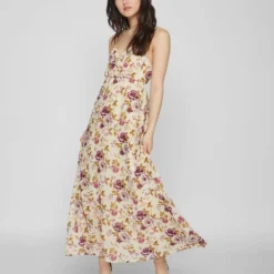 Vila PETITE - BANDJES MAXI JURK
