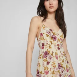 Vila PETITE - BANDJES MAXI JURK -Goedkope Fraaie Mod Winkel 14087288 Birch 1038972 006