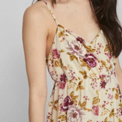 Vila PETITE - BANDJES MAXI JURK -Goedkope Fraaie Mod Winkel 14087288 Birch 1038972 007