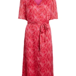 Vila PETITE - MIDI JURK -Goedkope Fraaie Mod Winkel 14087294 PinkYarrow 1038975 001