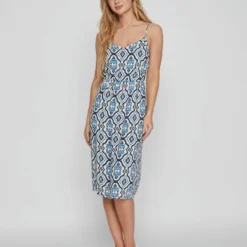 Vila PETITE - BANDJES MIDI JURK -Goedkope Fraaie Mod Winkel 14087298 CrystalGray 1038987 005