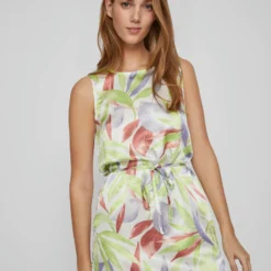 Vila PETITE - MOUWLOZE MIDI JURK -Goedkope Fraaie Mod Winkel 14087389 CloudDancer 1039300 006