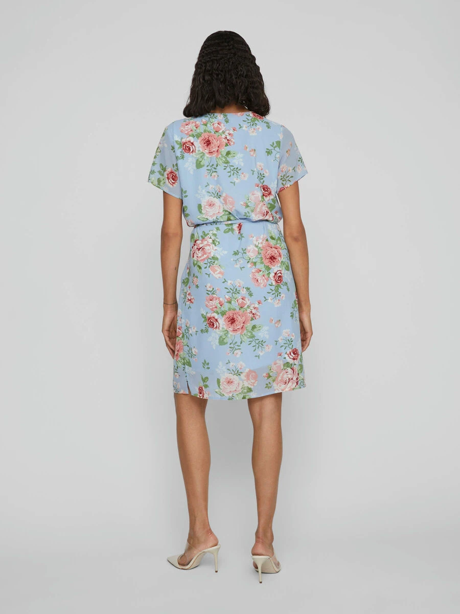 Vila TALL - GEBLOEMD KORTE JURK 2 Vila TALL - GEBLOEMD KORTE JURK - Afbeelding 2