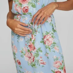 Vila TALL - GEBLOEMD KORTE JURK 8 Vila TALL - GEBLOEMD KORTE JURK -Goedkope Fraaie Mod Winkel 14087400 KentuckyBlue 1039328 006