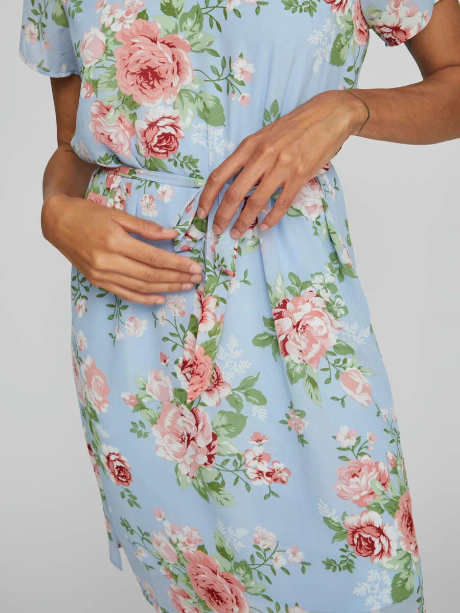 Vila TALL - GEBLOEMD KORTE JURK 3 Vila TALL - GEBLOEMD KORTE JURK - Afbeelding 3