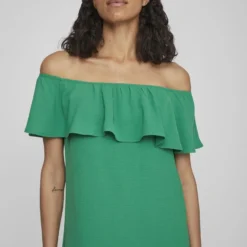 Vila KORTE OFF-SHOULDER JURK 8 Vila KORTE OFF-SHOULDER JURK -Goedkope Fraaie Mod Winkel 14089149 Amazon 006
