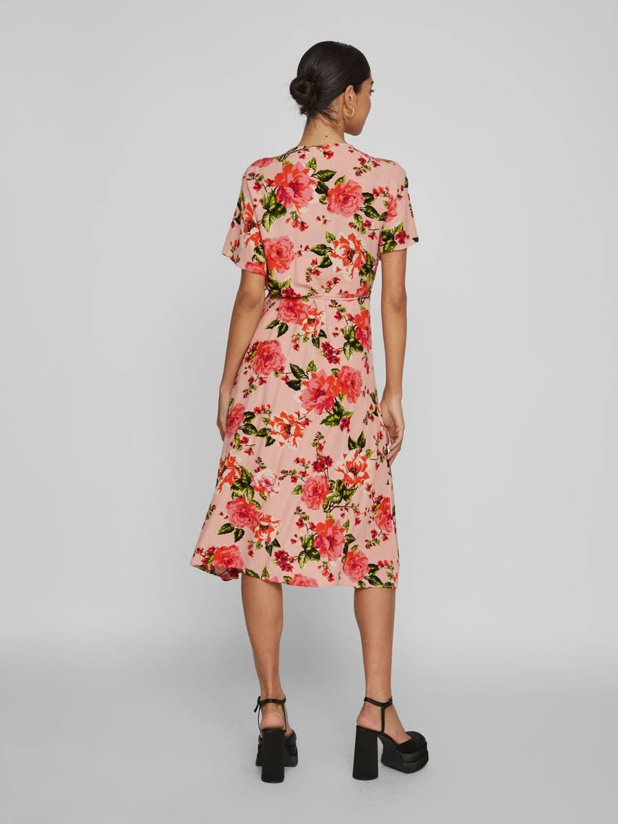 Vila WIKKEL MIDI JURK 2 Vila WIKKEL MIDI JURK - Afbeelding 2