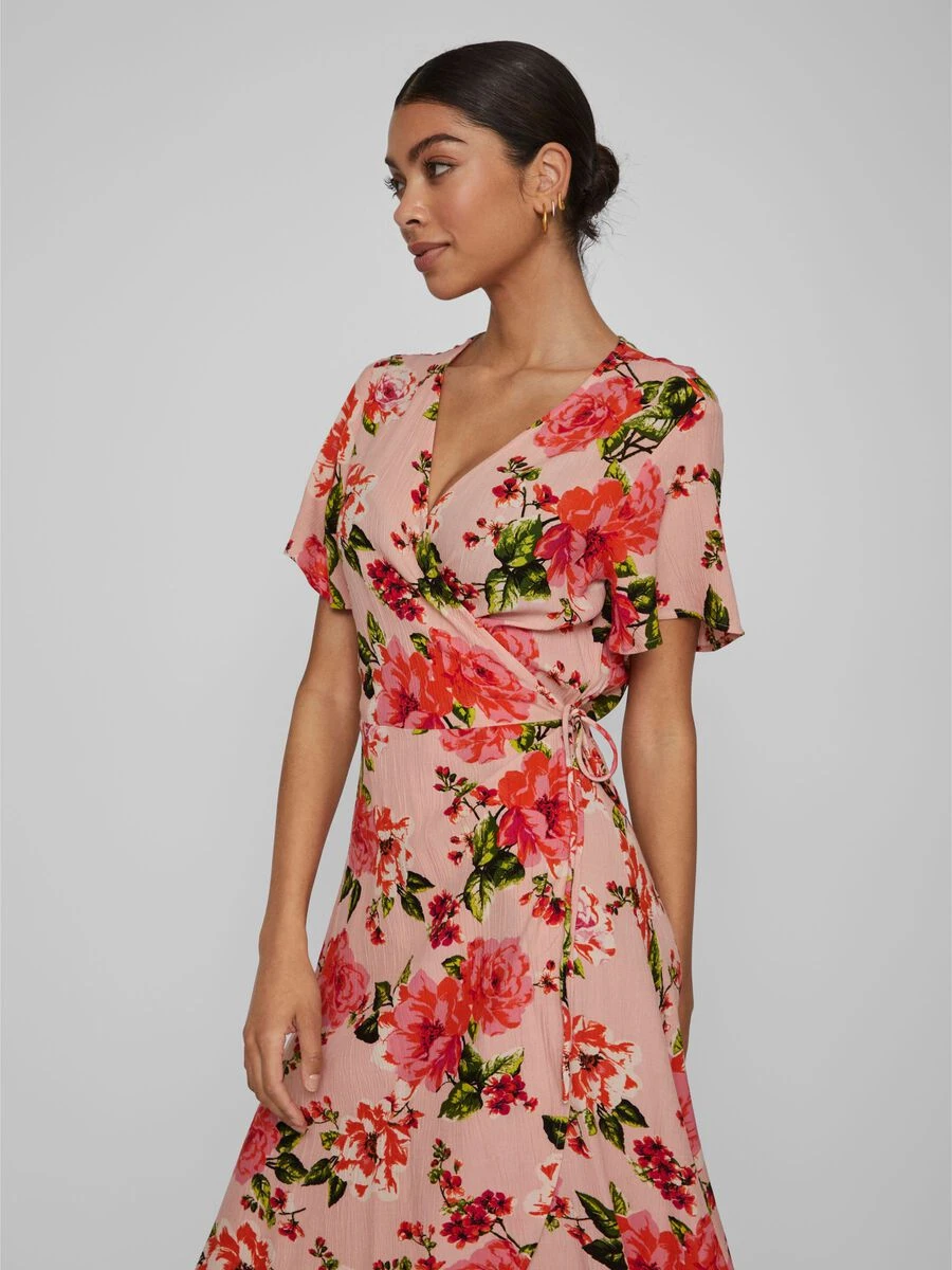 Vila WIKKEL MIDI JURK 5 Vila WIKKEL MIDI JURK - Afbeelding 5