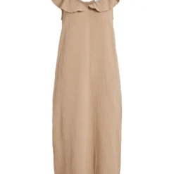 Vila MOUWLOOS MIDI JURK 11 Vila MOUWLOOS MIDI JURK -Goedkope Fraaie Mod Winkel 14089942 SavannahTan 001