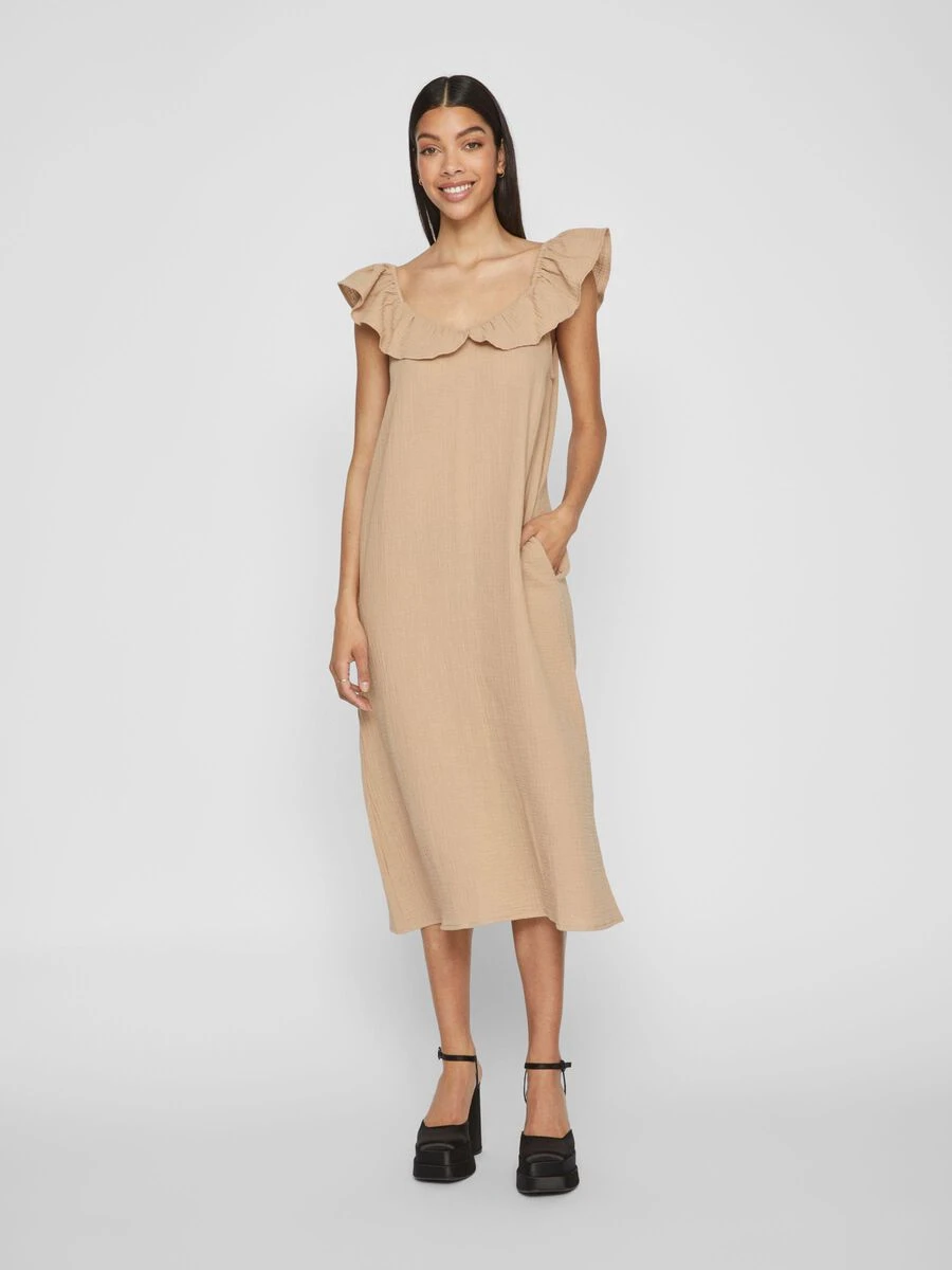 Vila MOUWLOOS MIDI JURK 1 Vila MOUWLOOS MIDI JURK