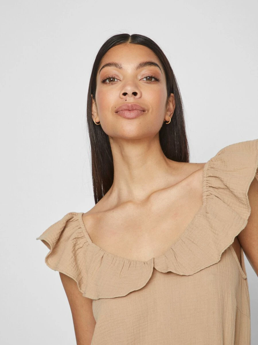 Vila MOUWLOOS MIDI JURK 3 Vila MOUWLOOS MIDI JURK - Afbeelding 3