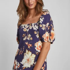 Vila POFMOUW MIDI JURK 10 Vila POFMOUW MIDI JURK -Goedkope Fraaie Mod Winkel 14090986 NavyBlazer 1069541 007